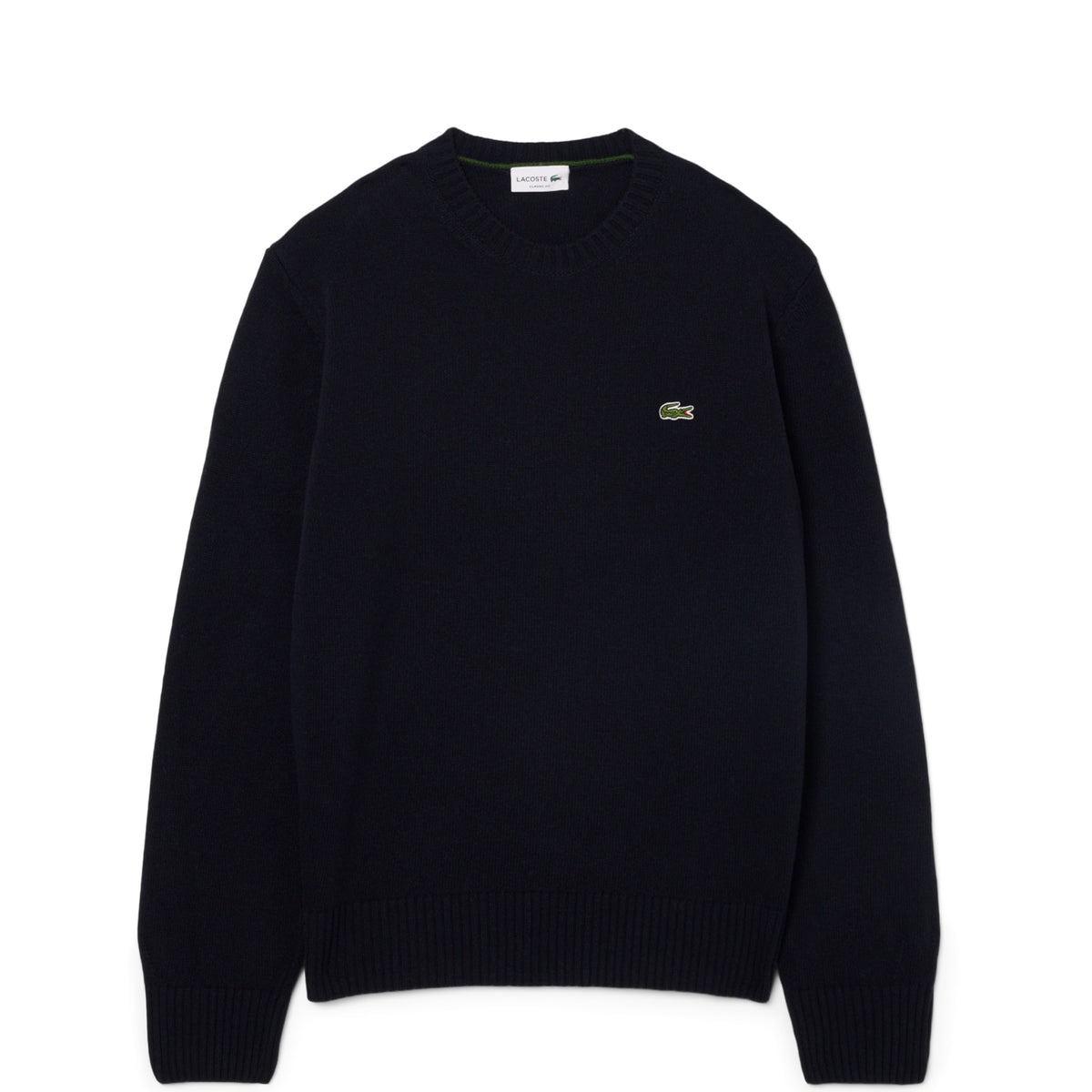 Lacoste Wool Crew Neck Sweater Midnight Blue