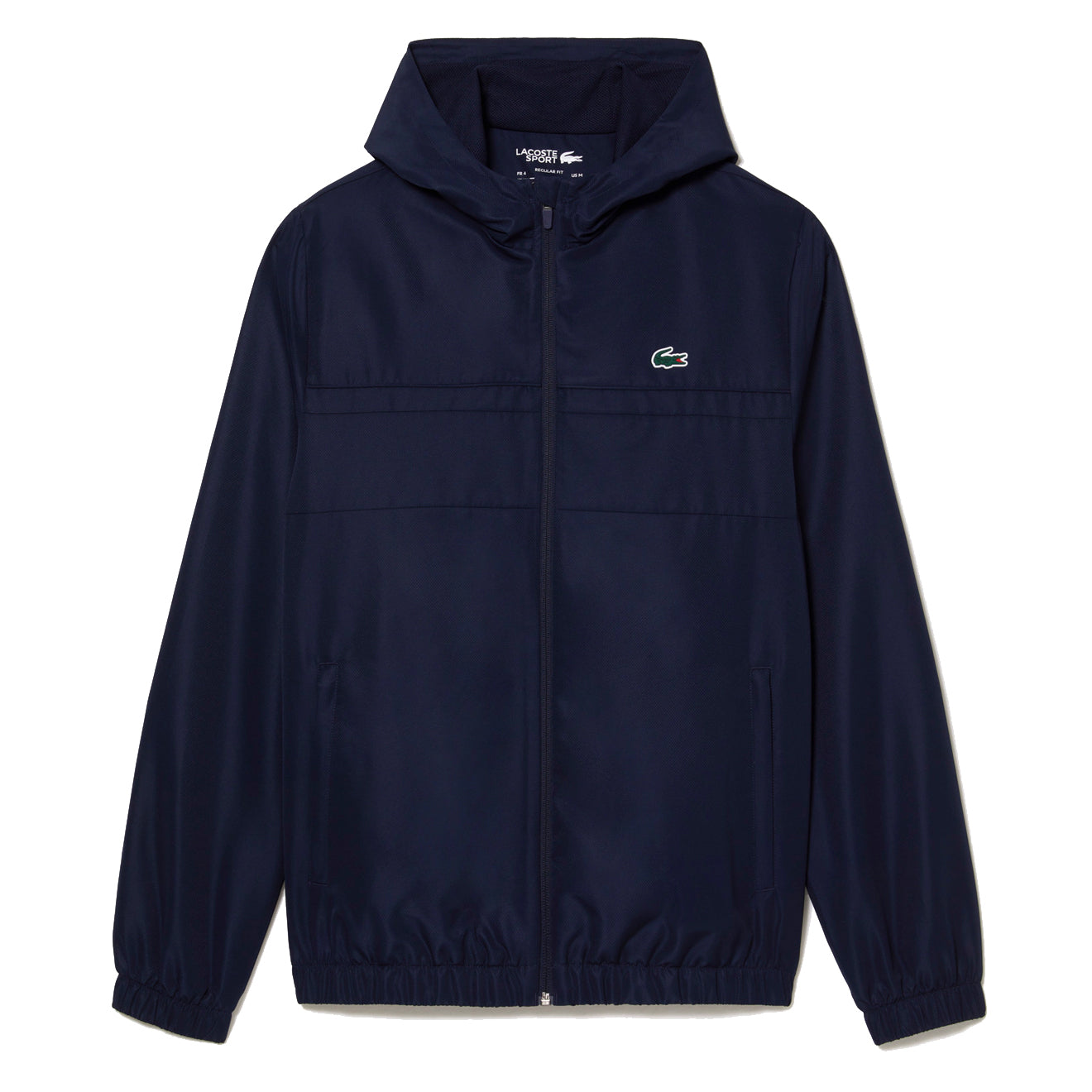 Navy Blue Men's Lacoste Sport Hooded Quilted Parka Lacoste