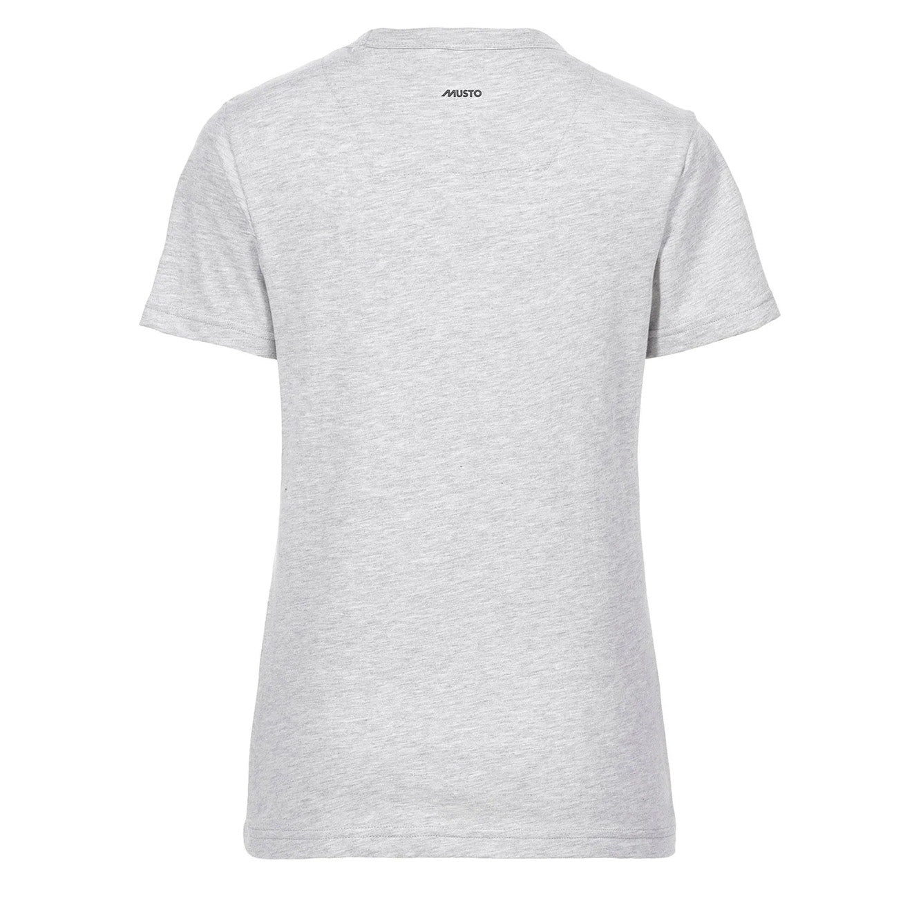 Musto Womens Essential T-Shirt Grey Melange-2