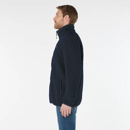 Musto Cove Deep Pile Fleece Jacket Navy
