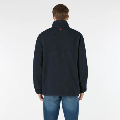 Musto Cove Deep Pile Fleece Jacket Navy