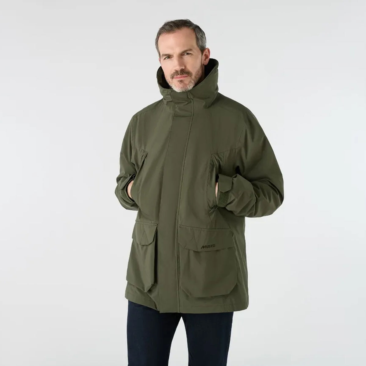 Musto Fenland Stretch Waterproof Jacket Deep Green