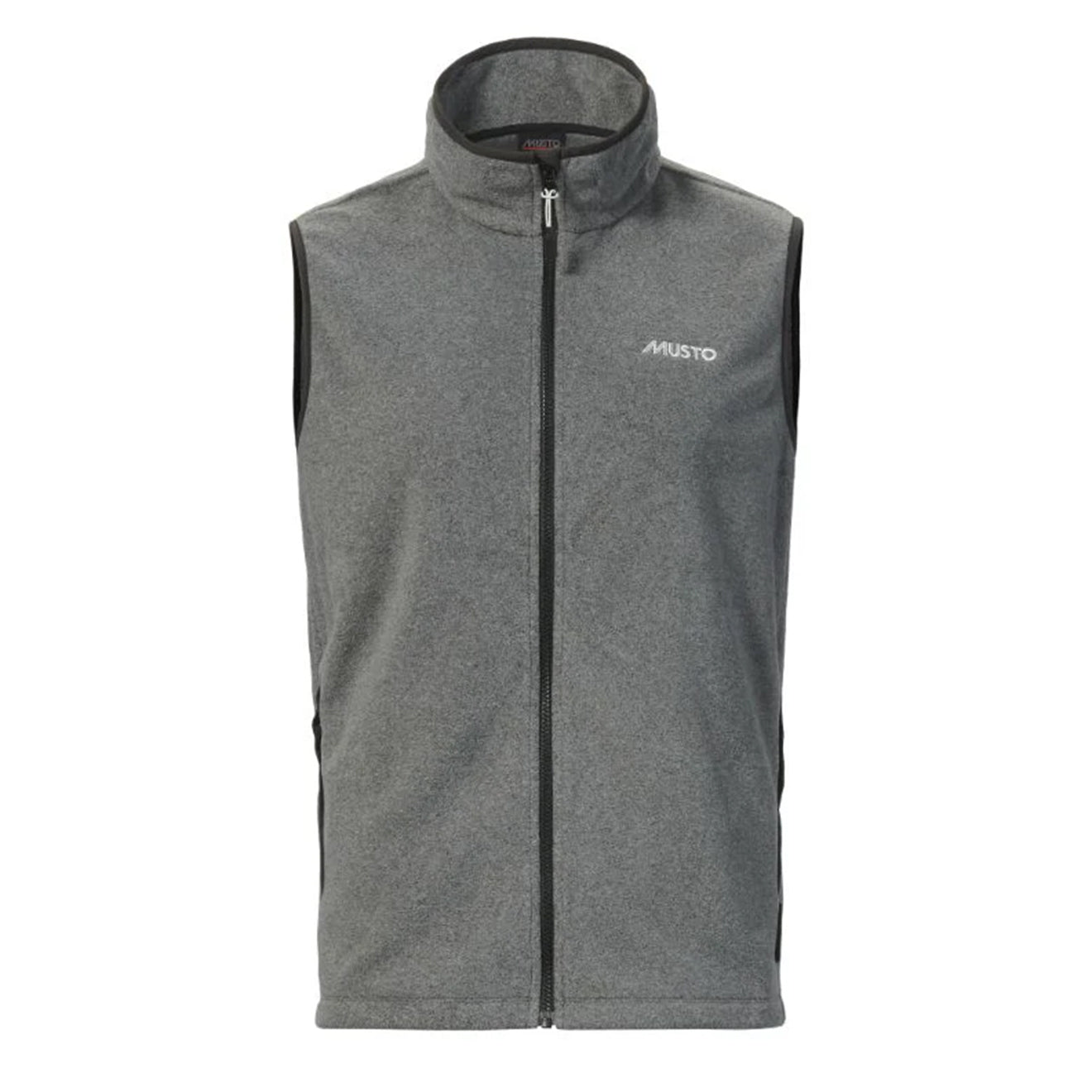 Musto Nautic Fleece Vest Dark Grey Marl | The Sporting Lodge