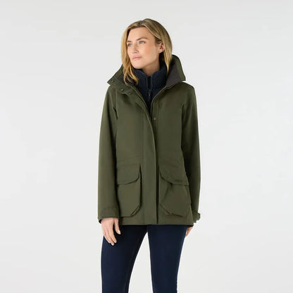 Musto Womens Burnham Waterproof Jacket Deep Green