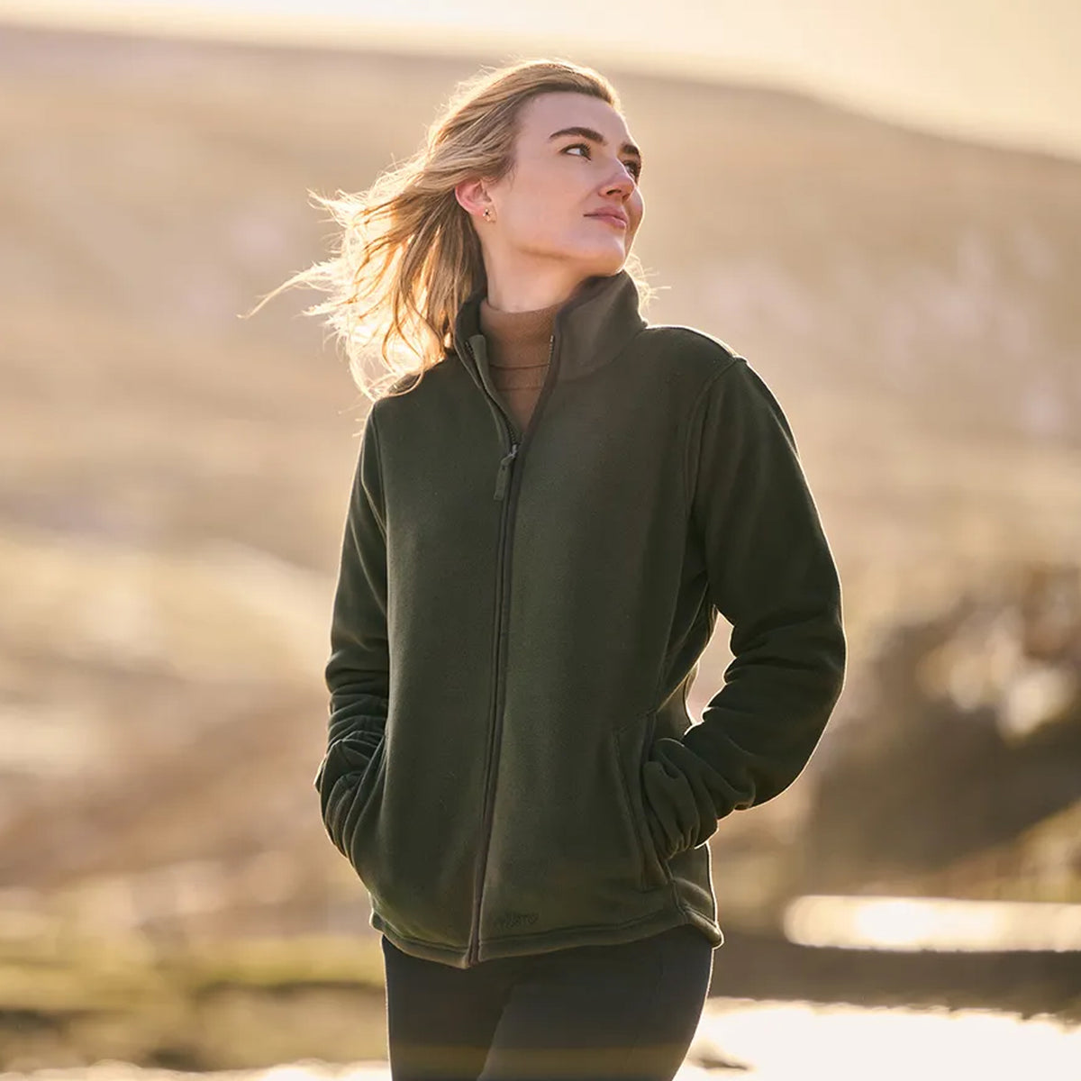 Musto Womens Fenland 200 Polartec Jacket Deep Green