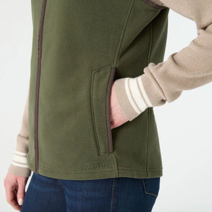 Musto Womens Fenland 200 Polartec Vest Deep Green