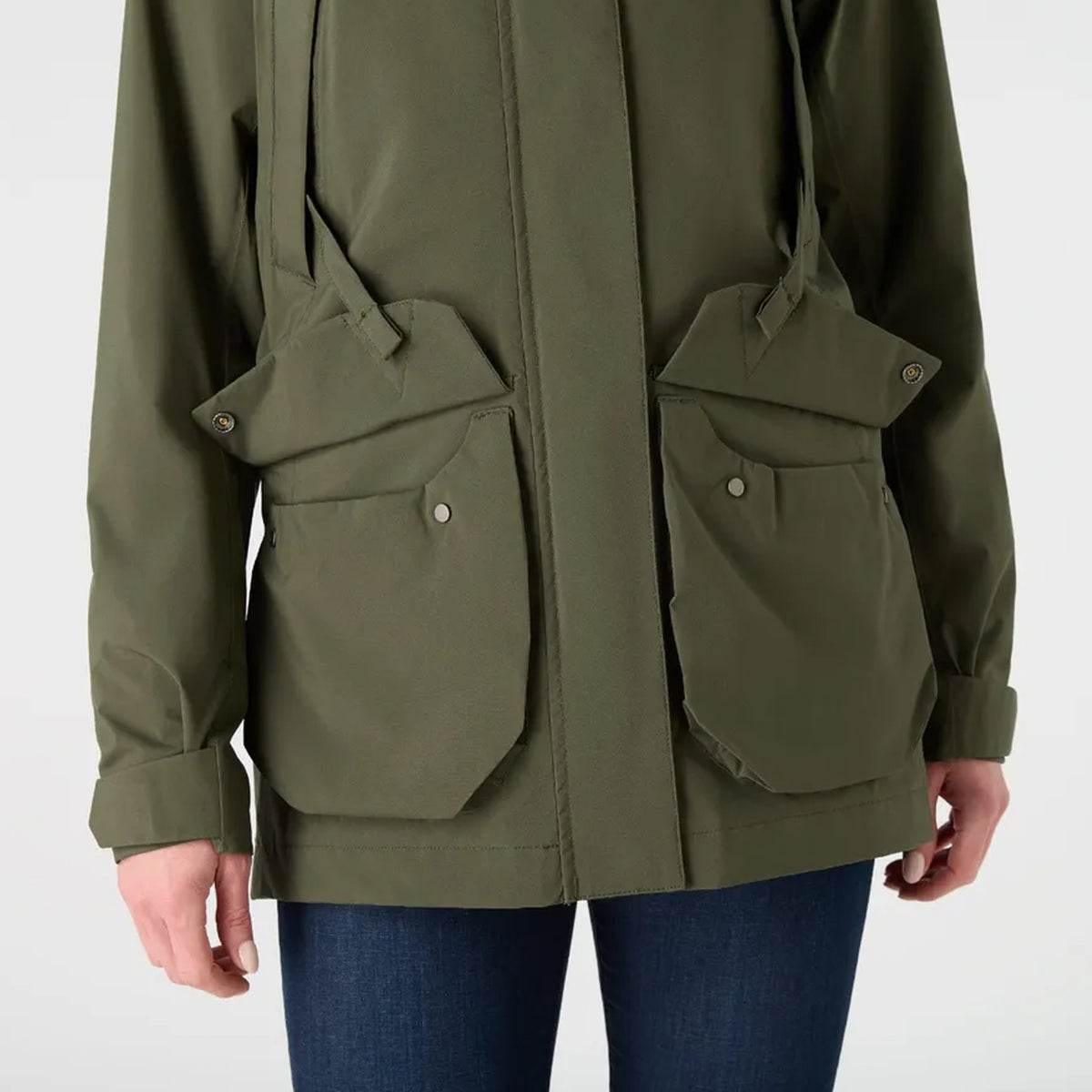 Musto Womens Fenland Stretch Waterproof Jacket Deep Green