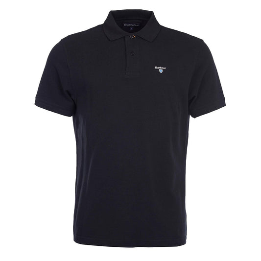 Barbour Sports Polo Shirt Black - The Sporting Lodge