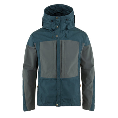 Fjallraven Keb Jacket Mountain Blue / Basalt - The Sporting Lodge