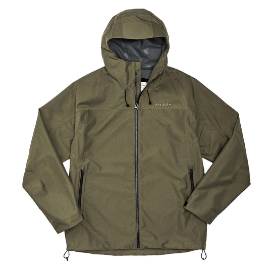 Filson Swiftwater Rain Jacket Service Green - The Sporting Lodge