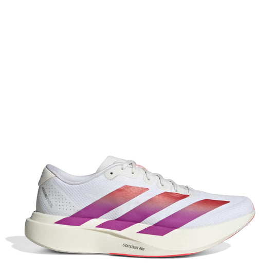 Adidas Adizero Evo SL Woven Trainer Footwear White / Lucid Red / Crystal White