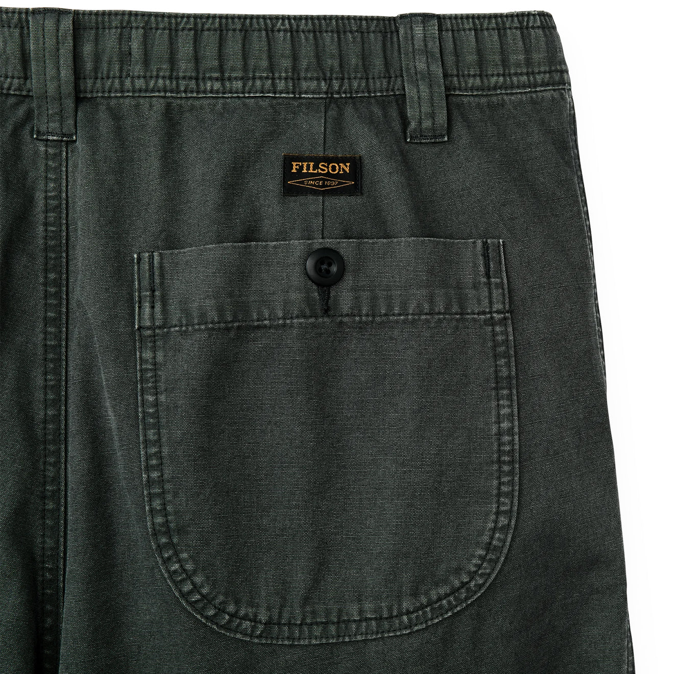 Filson Oakville Canvas Shorts Gravel - The Sporting Lodge