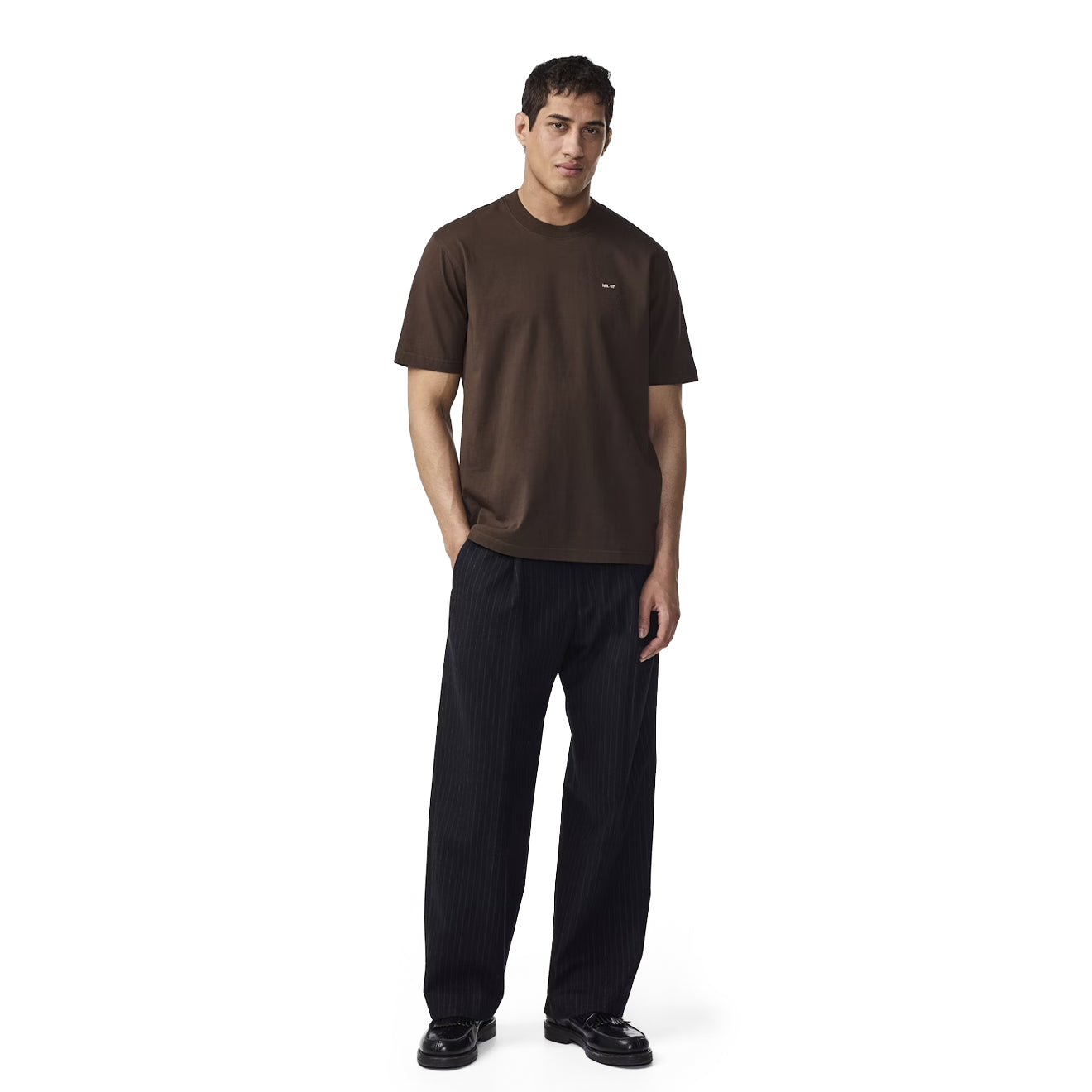 NN07 Adam Casual Logo Pima T-shirt Demitasse - The Sporting Lodge