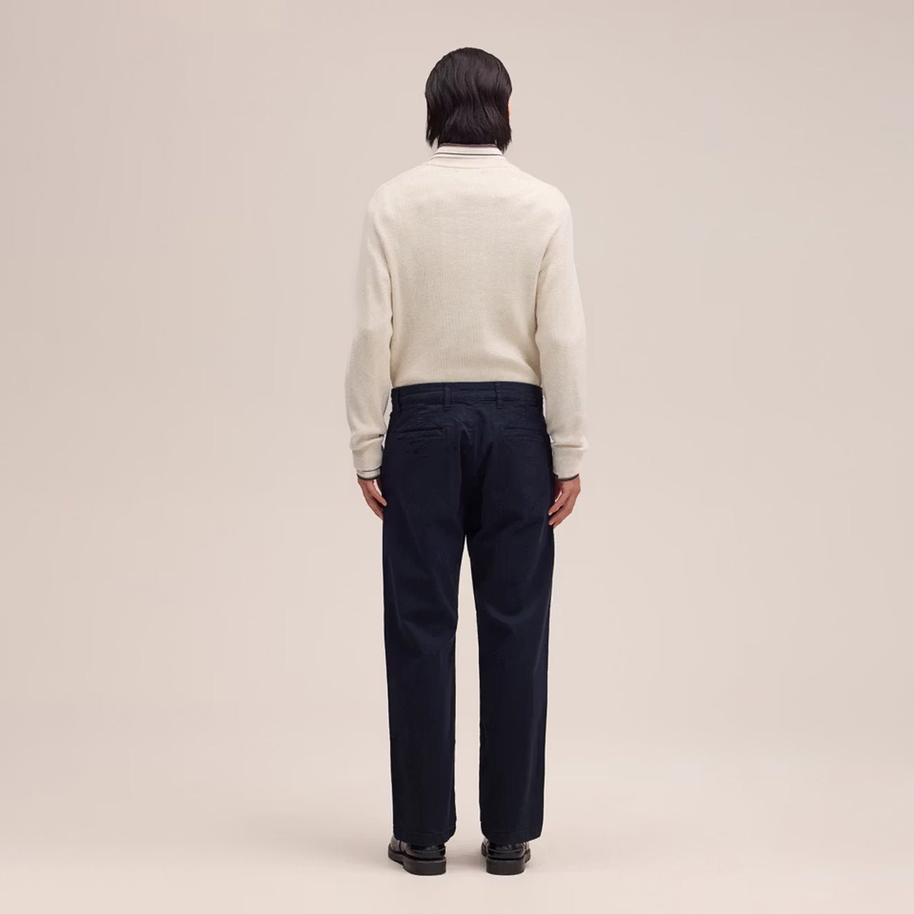 NN07 Aden Chino Navy Blue