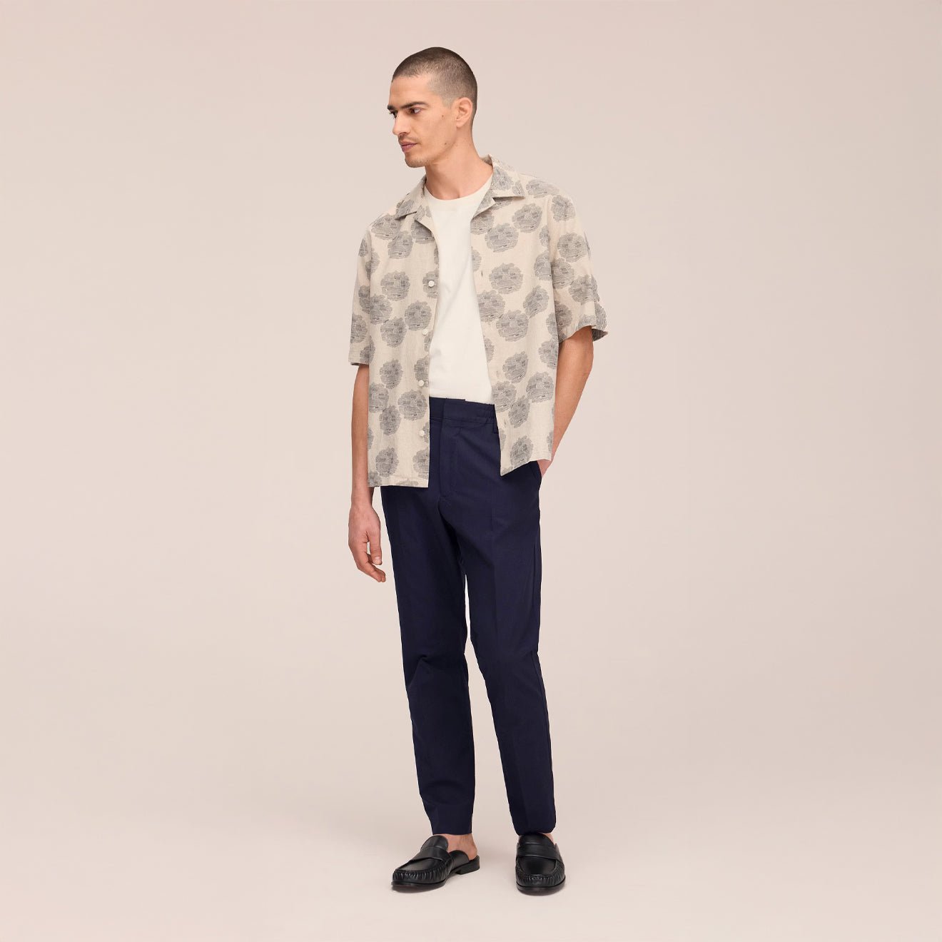 NN07 Billie Trouser Navy Blue