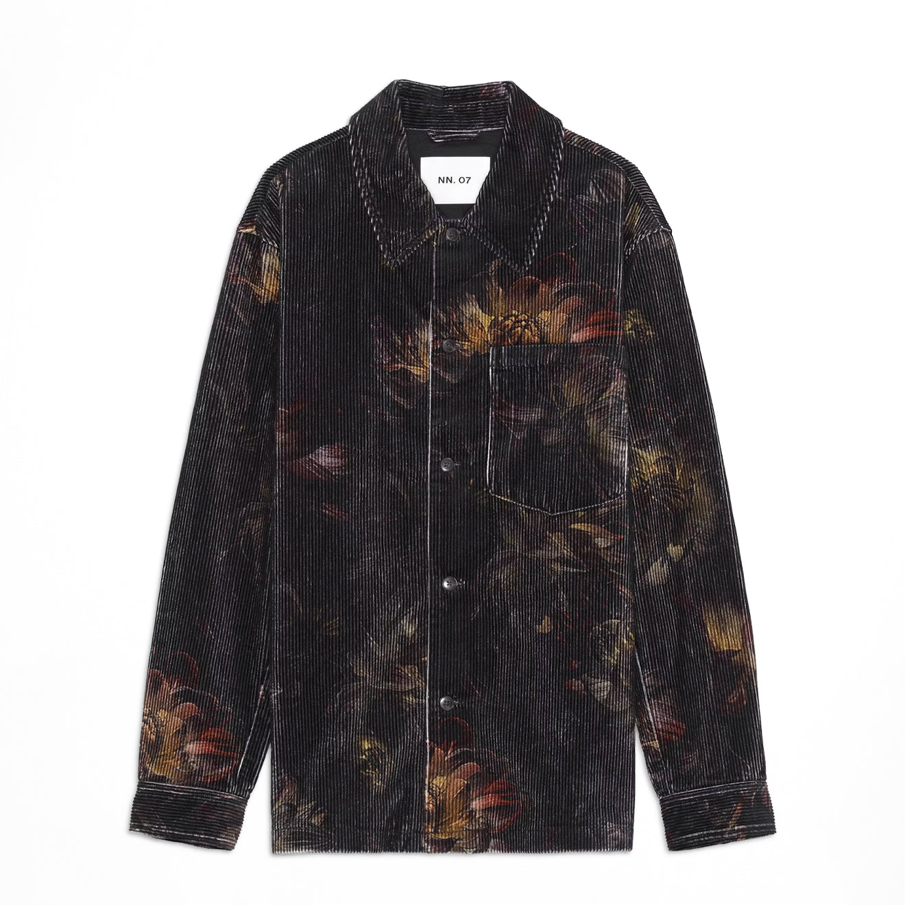 NN07 Blaze Corduroy Jacket Multi Colour Print