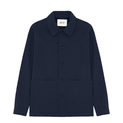 NN07 Blaze Overshirt Navy Blue