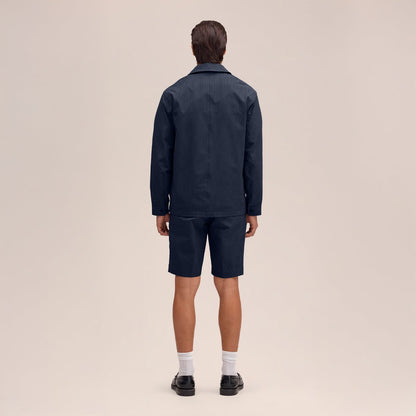 NN07 Blaze Overshirt Navy Blue