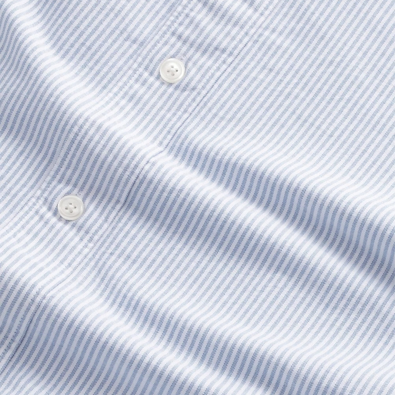 NN07 Colby BD Logo Regular Fit Oxford Shirt Blue Stripe - The Sporting Lodge