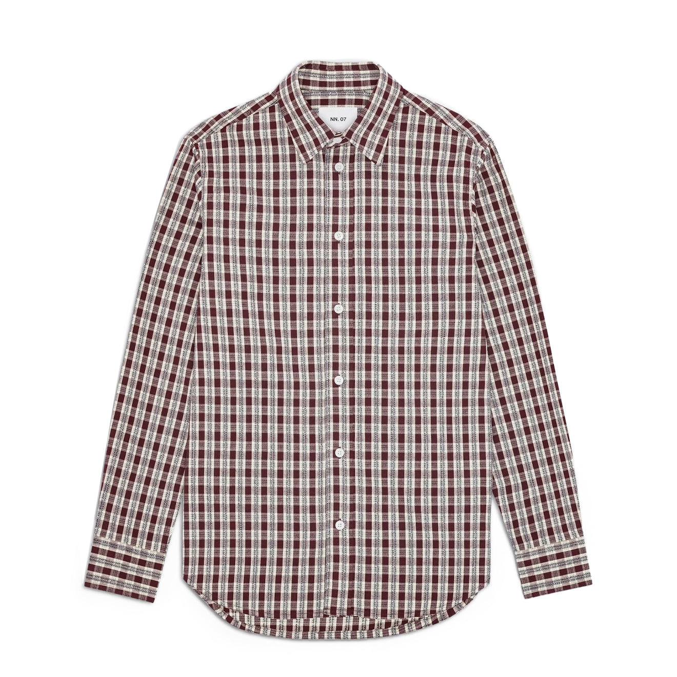 NN07 Colby Mouline Shirt Wine Check
