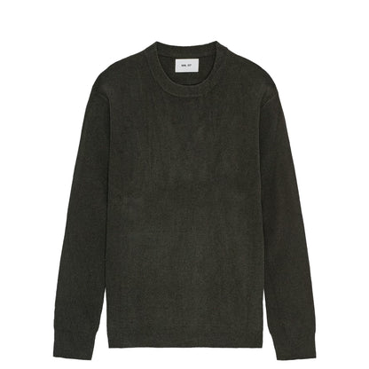 NN07 Danny Lightweight Knit Dark Army - The Sporting Lodge