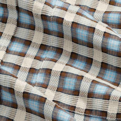 NN07 Deon Shirt Blue Check