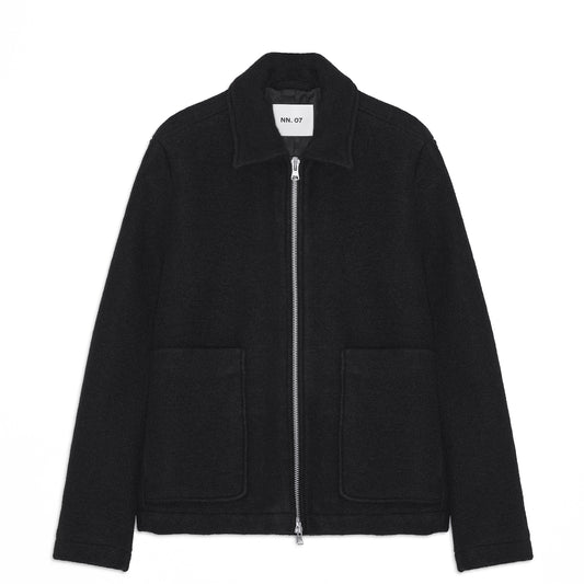 NN07 Gael Jacquard Jacket Black