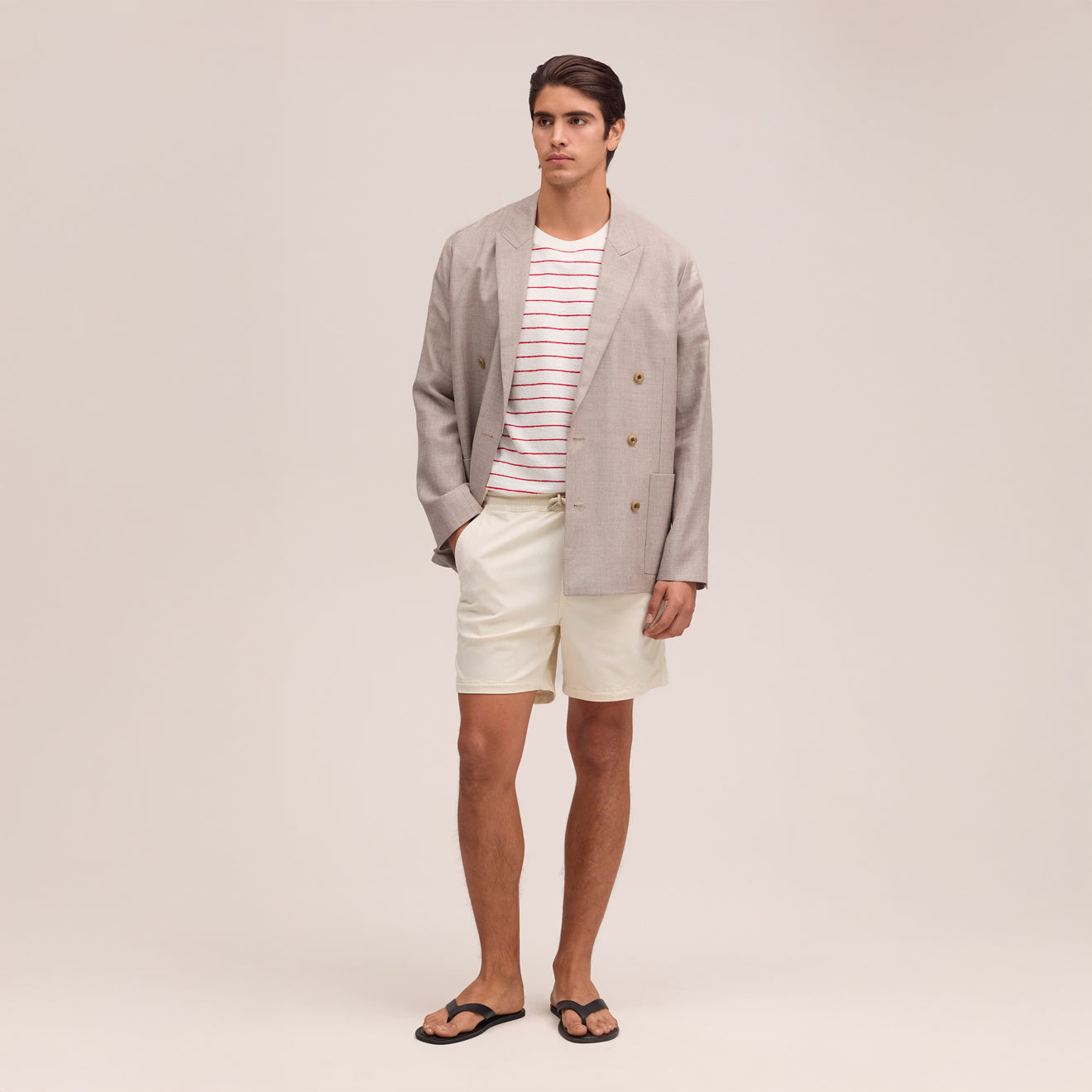 NN07 Gregor Shorts Ivory