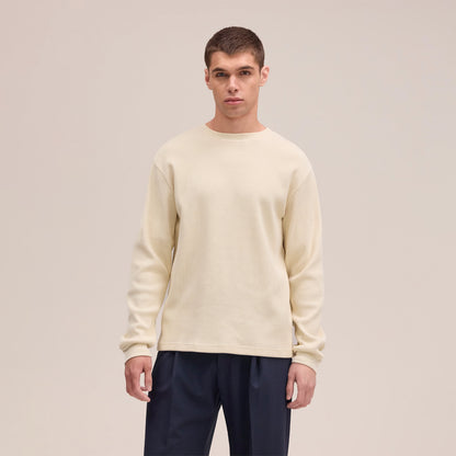 NN07 Jett L/S Tee Ivory - The Sporting Lodge