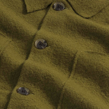 NN07 Jonas Boiled Wool Overshirt Firene