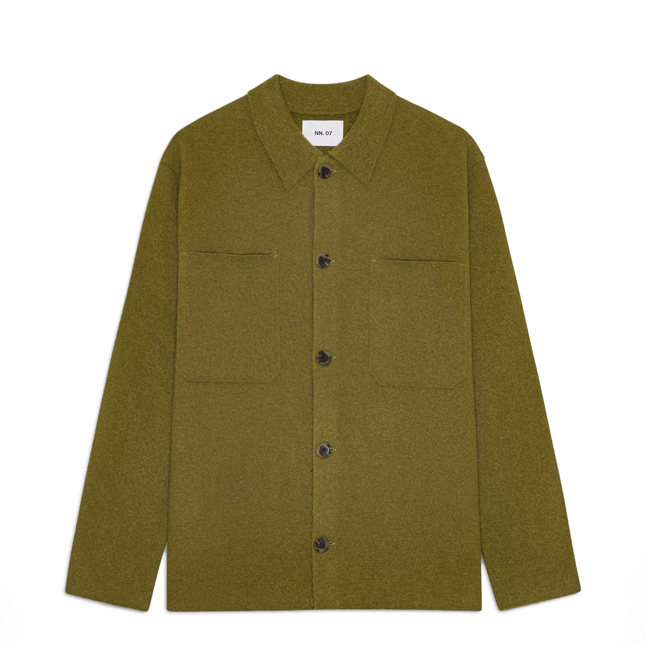 NN07 Jonas Boiled Wool Overshirt Firene