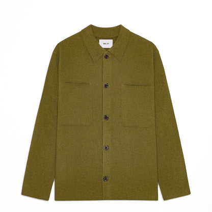 NN07 Jonas Boiled Wool Overshirt Firene