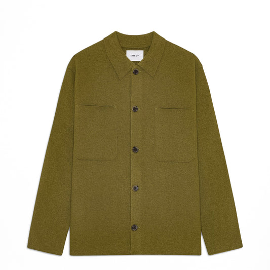 NN07 Jonas Boiled Wool Overshirt Firene