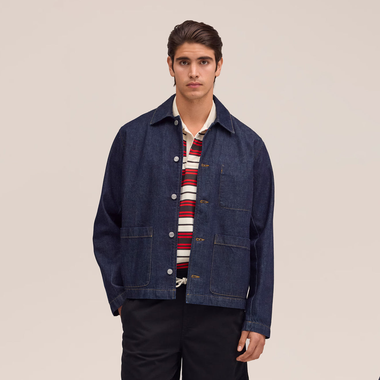 NN07 Morgan Jacket Raw Indigo - The Sporting Lodge