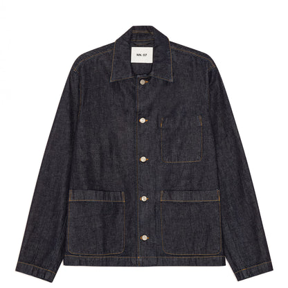 NN07 Morgan Jacket Raw Indigo - The Sporting Lodge