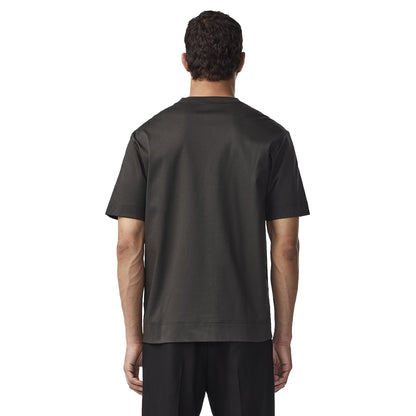 NN07 Pedro Embroidery Organic Cotton T-Shirt Dark Army - The Sporting Lodge