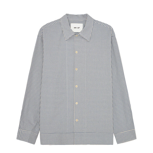 NN07 Reed Overshirt Stone Blue