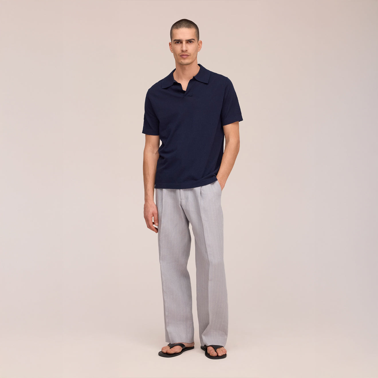 NN07 Ryan Polo Navy Blue