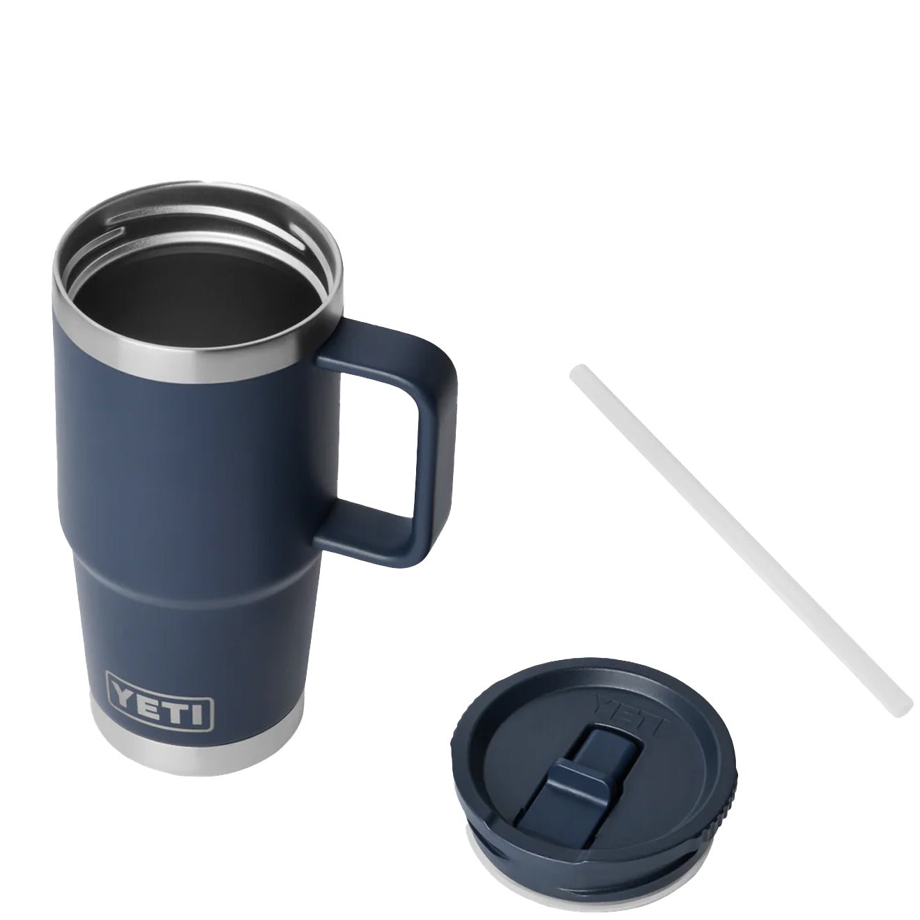 YETI  Rambler 20 Oz Travel Straw Mug Navy - The Sporting Lodge