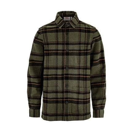 Fjallraven Ovik Wool Shirt Deep Forest - The Sporting Lodge