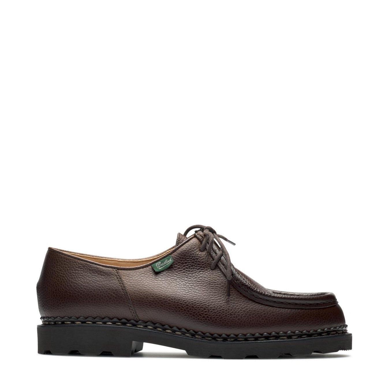 Paraboot Michael Marche II Shoe Grained Brown Leather - The Sporting Lodge