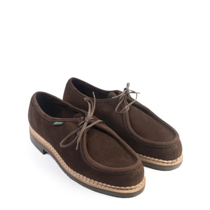 Paraboot Micka Shoe Taurillon Nubuck Chocolat - The Sporting Lodge