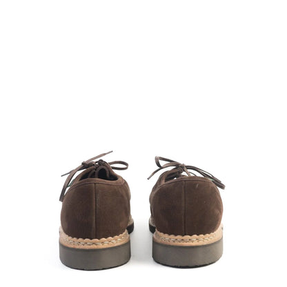 Paraboot Micka Shoe Taurillon Nubuck Chocolat - The Sporting Lodge