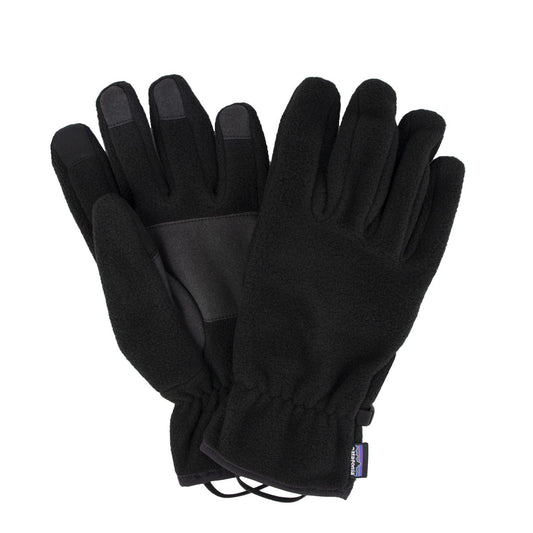 Patagonia Synchilla Fleece Gloves Black - The Sporting Lodge