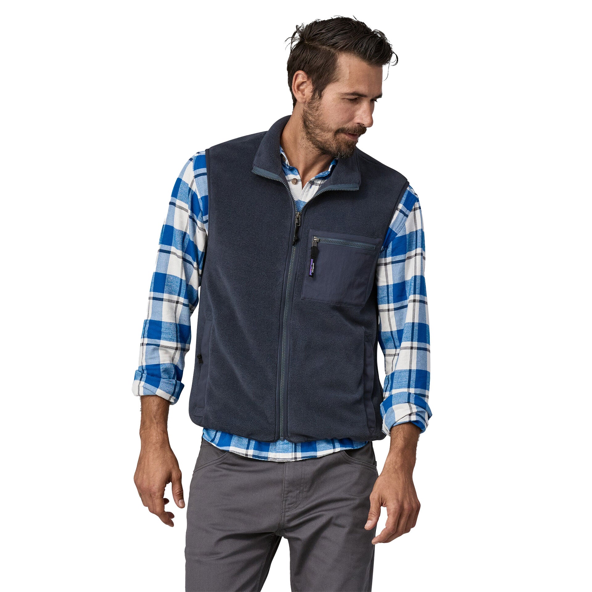 Patagonia Synchilla Fleece Vest Smolder Blue | The Sporting Lodge