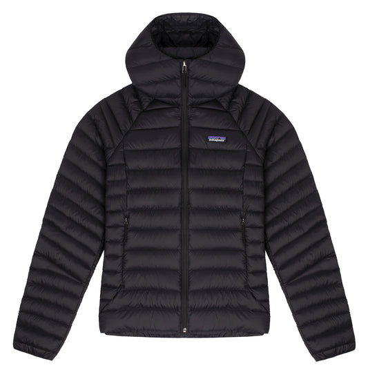 Patagonia Womens Down Sweater Hoody Black - The Sporting Lodge