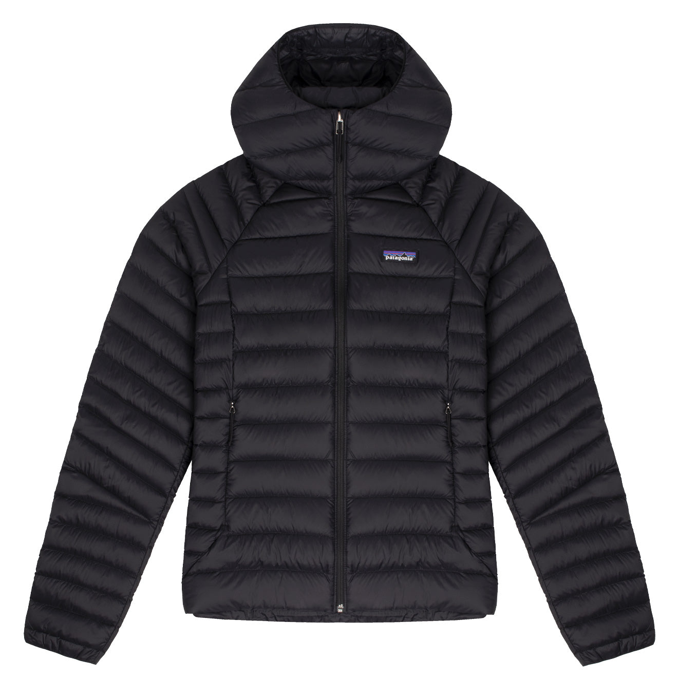 Patagonia Womens Down Sweater Hoody Black - The Sporting Lodge