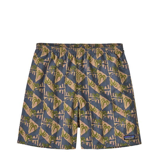 Patagonia Baggies Shorts 5 in. Jaguar Geo Dolomite Blue