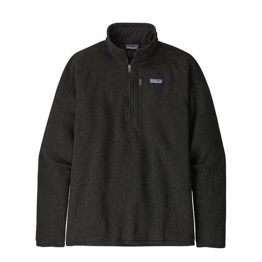 Patagonia Better Sweater 1/4 Zip Fleece Black - The Sporting Lodge