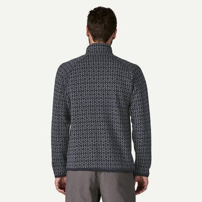 Patagonia Better Sweater 1/4 Zip Fleece Scales Sunken Blue